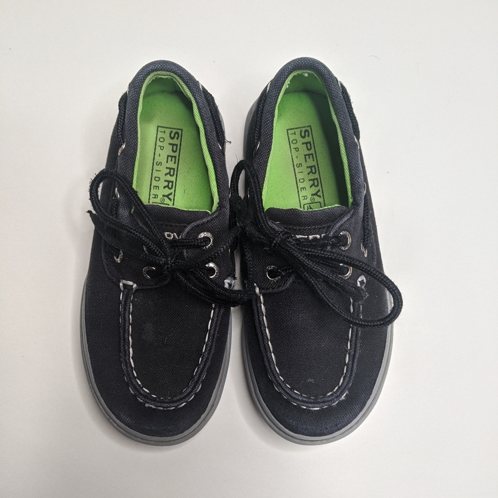 Sperry Black Toddler Boy size 11